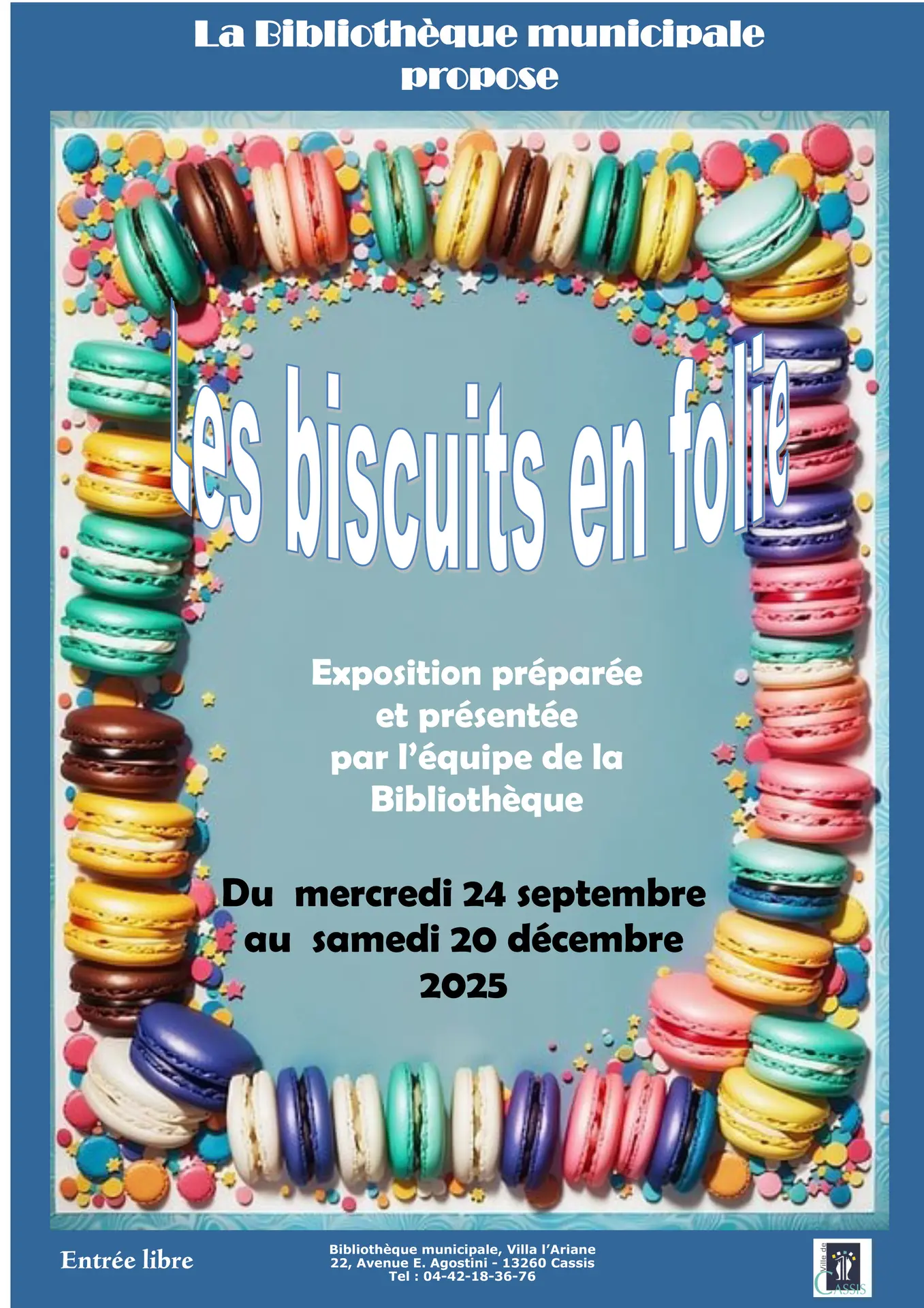 Exposition « Les biscuits en folie » à la Bibliothèque Municipale