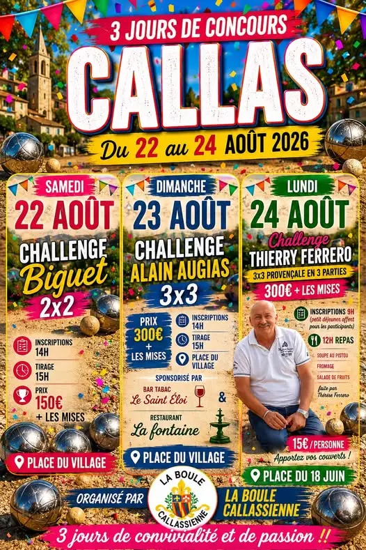 Fête locale de la Saint-Laurent_Callas