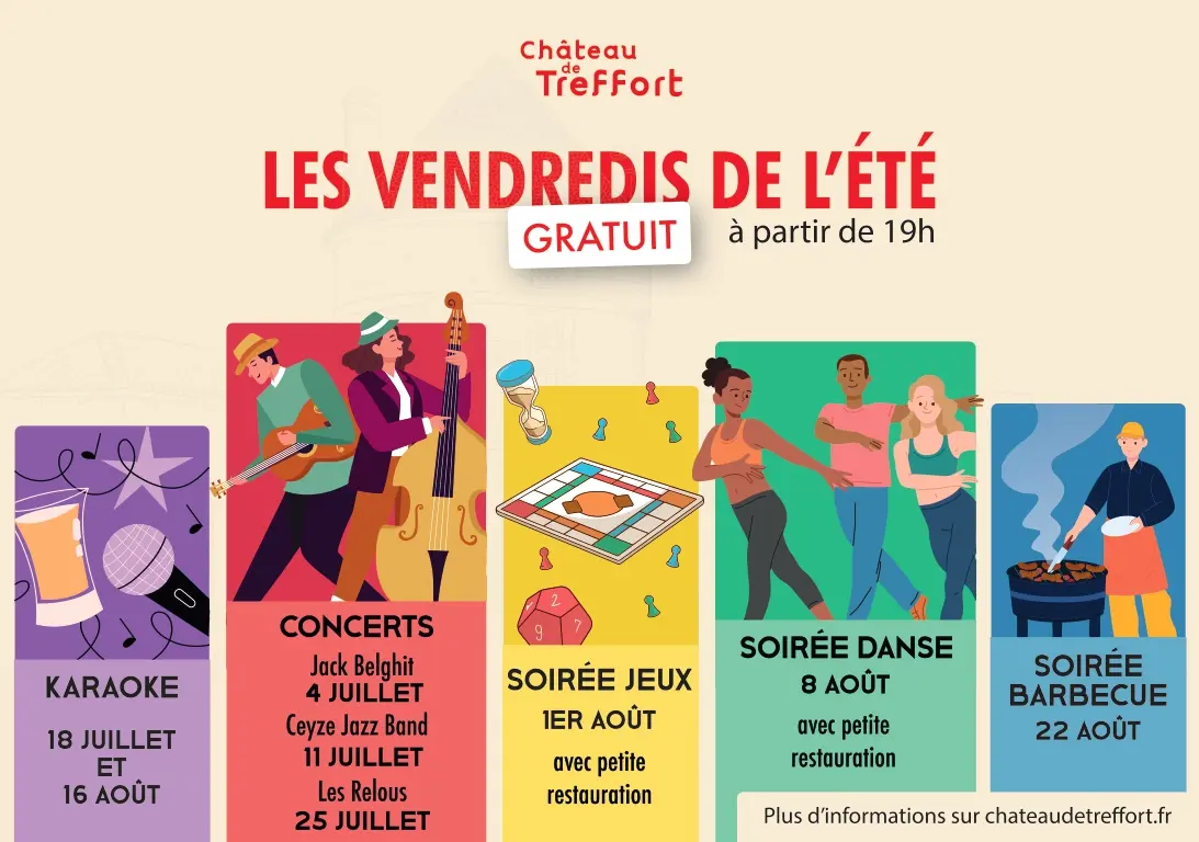 Affiche Les Vendredis de l'été
