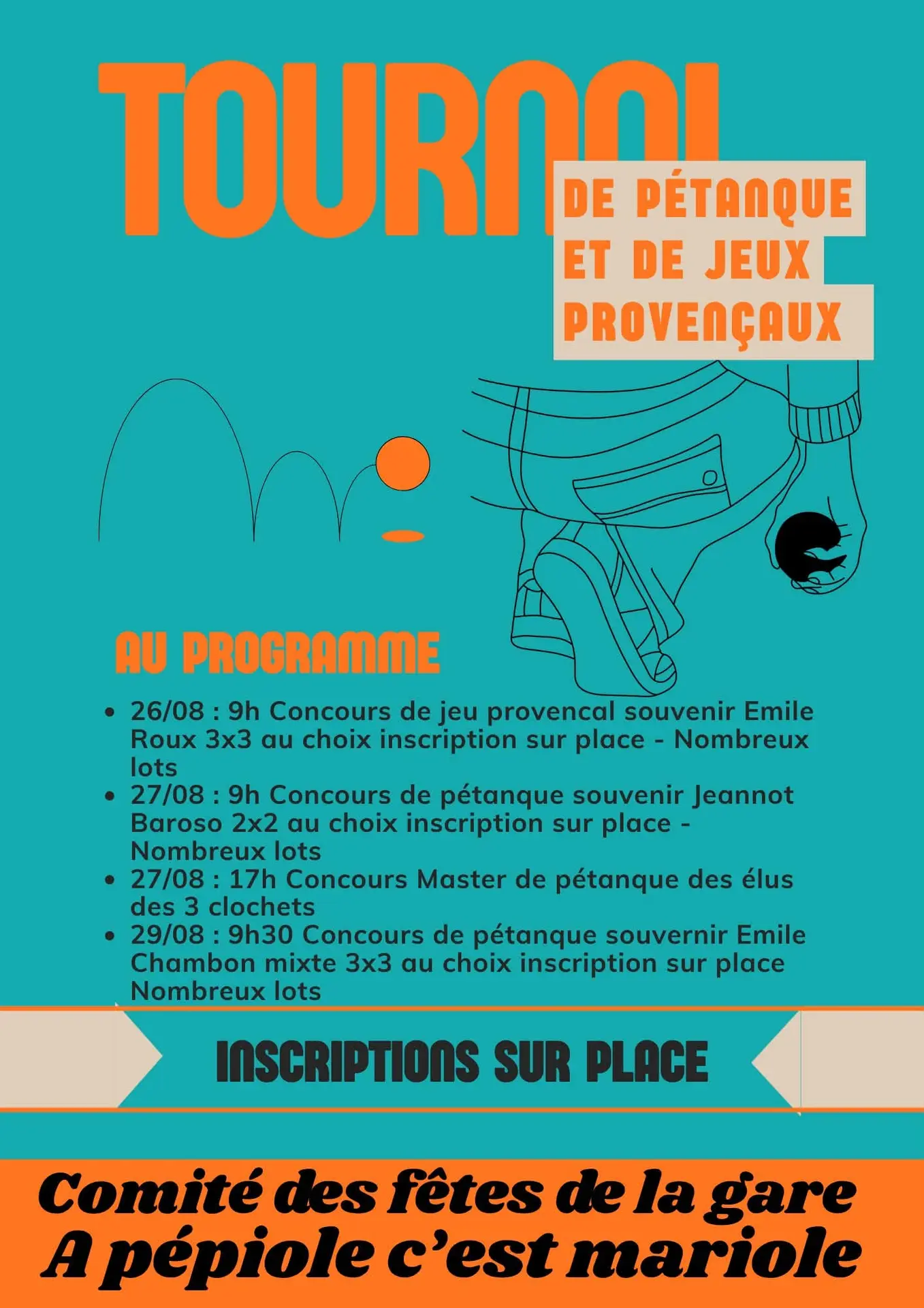 Tournoi de pétanque et de jeux provençaux_Ollioules