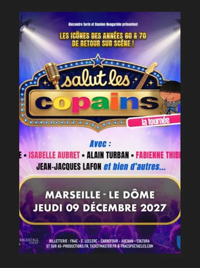 Spectacle Salut les copains