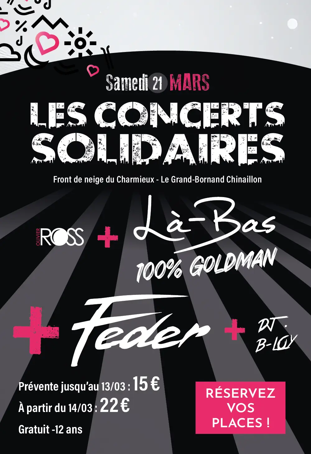 Glisse en Cœur : Feder, Là-Bas, DJ B-Loy et DJ Olivier Ross en concerts solidaires_Le Grand-Bornand