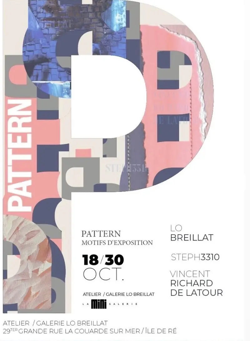 Affiche de l'exposition PATTERN
