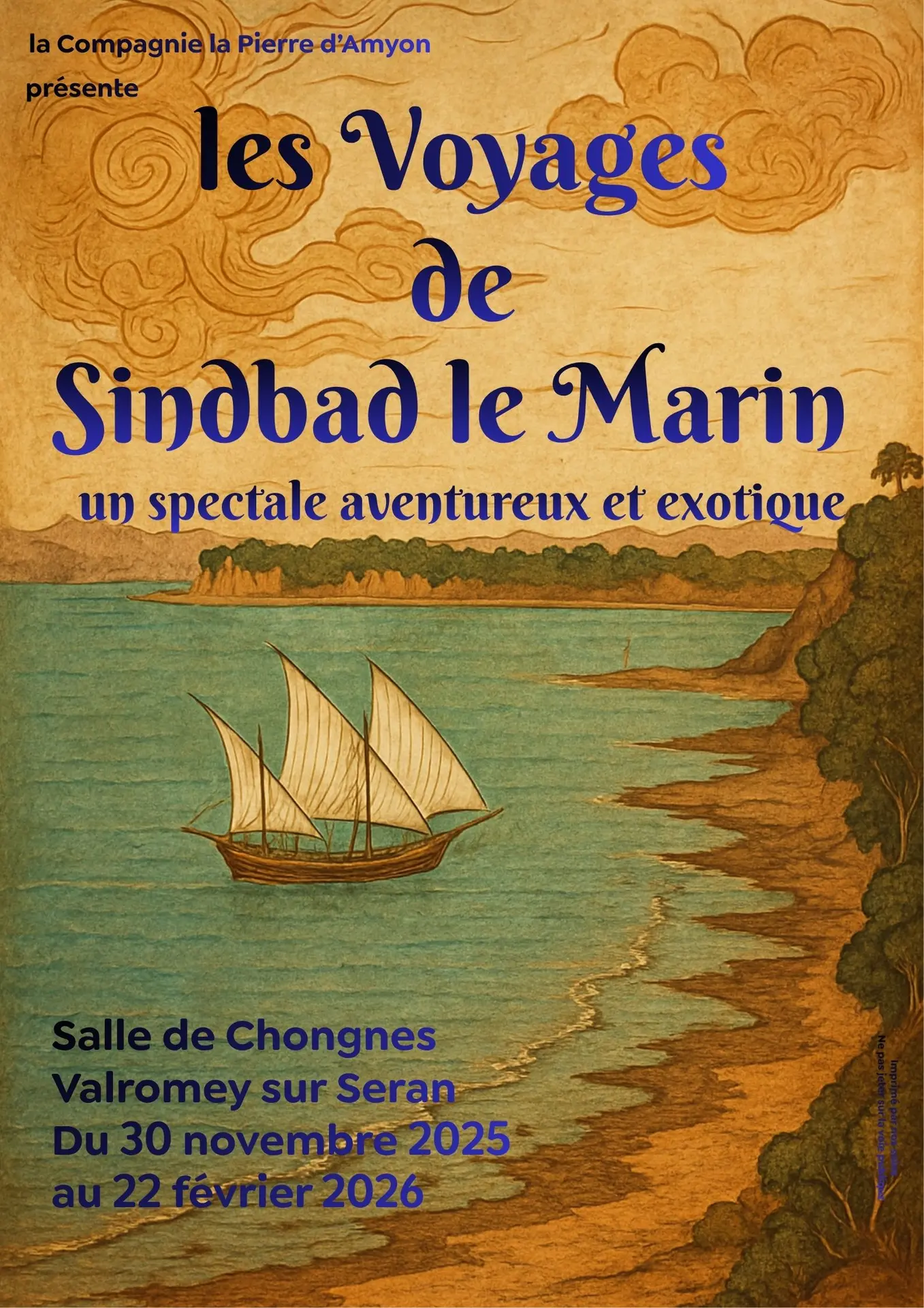 Spectacle Les Voyages de Sindbad le Marin