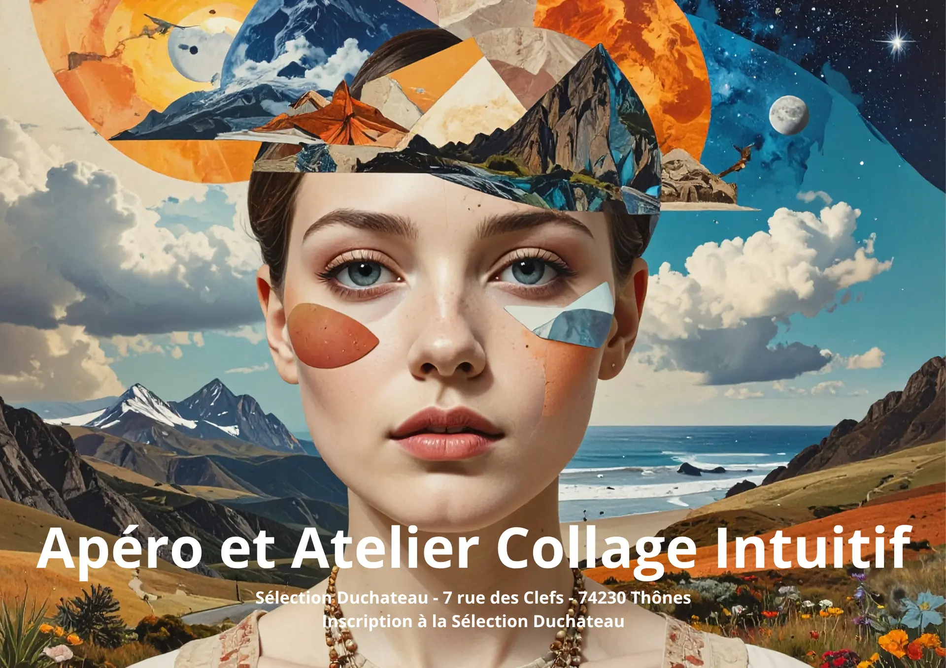Atelier collage intuitif et apéro_Thônes