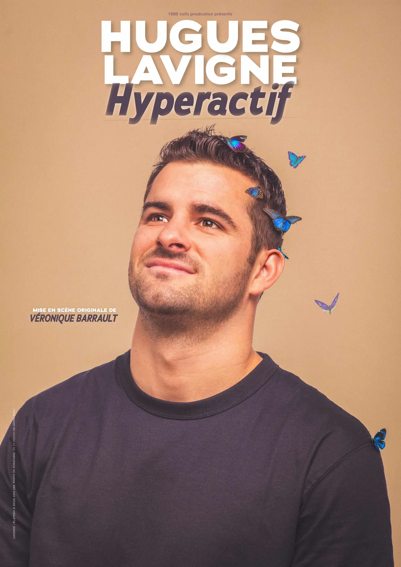 Affiche spectacle Hugues Lavigne-réduit
