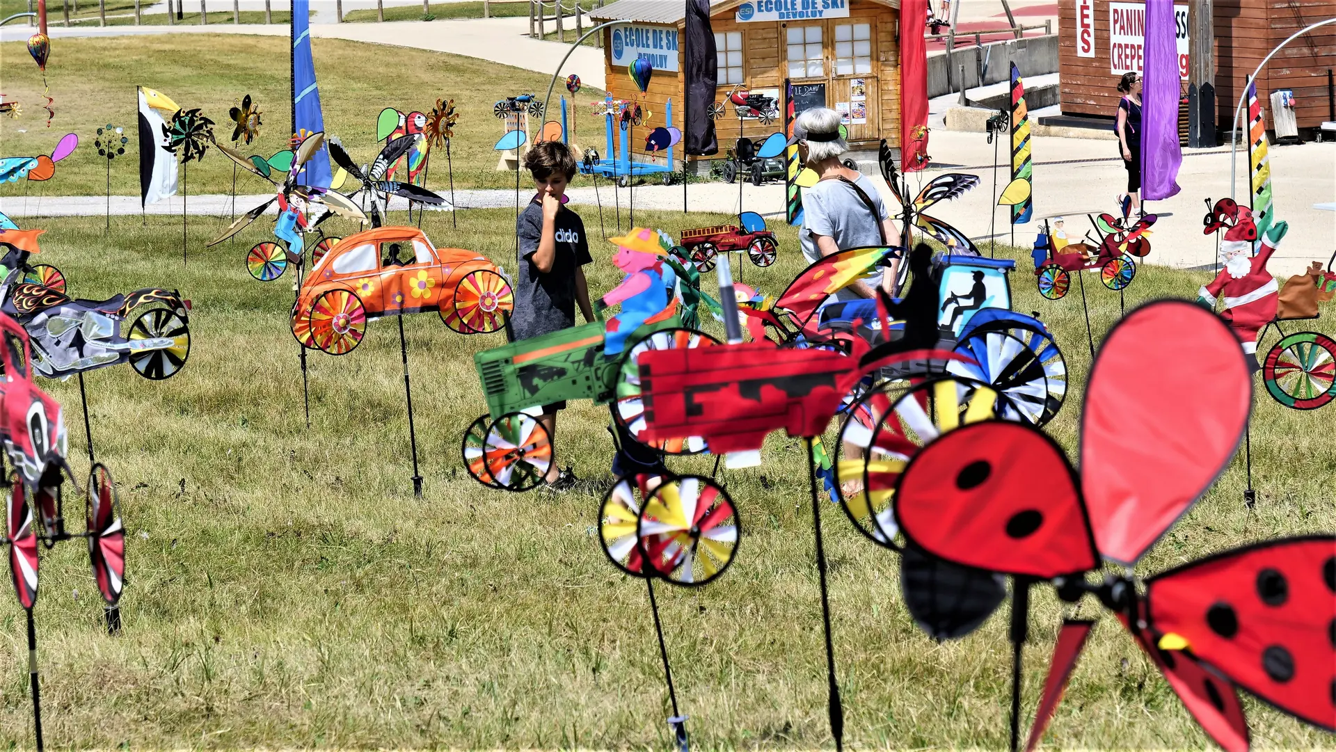 Jardin du vent avec Turbulance