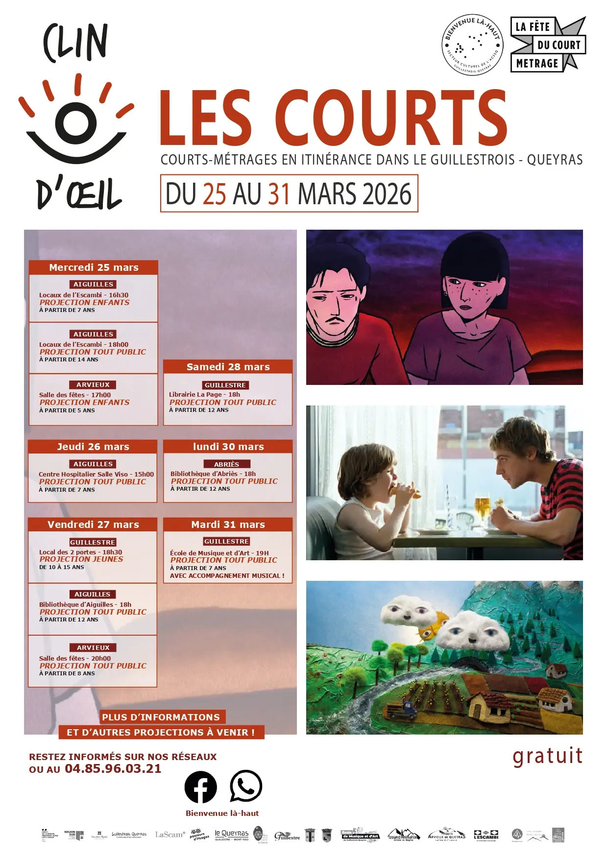 Clin d'œil - Courts-métrages en itinérance dans le Guillestrois - Queyras