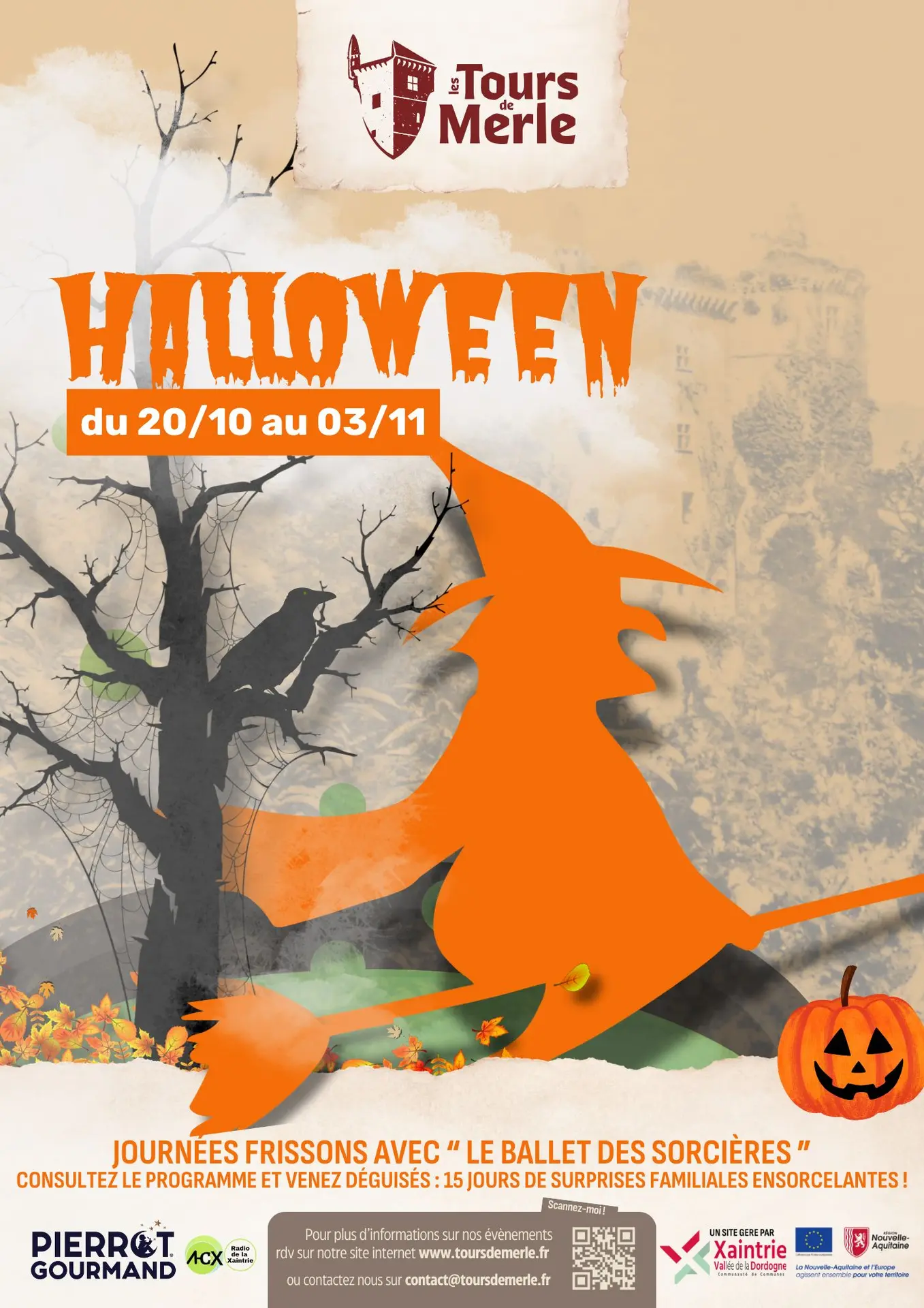 Halloween aux Tours de Merle