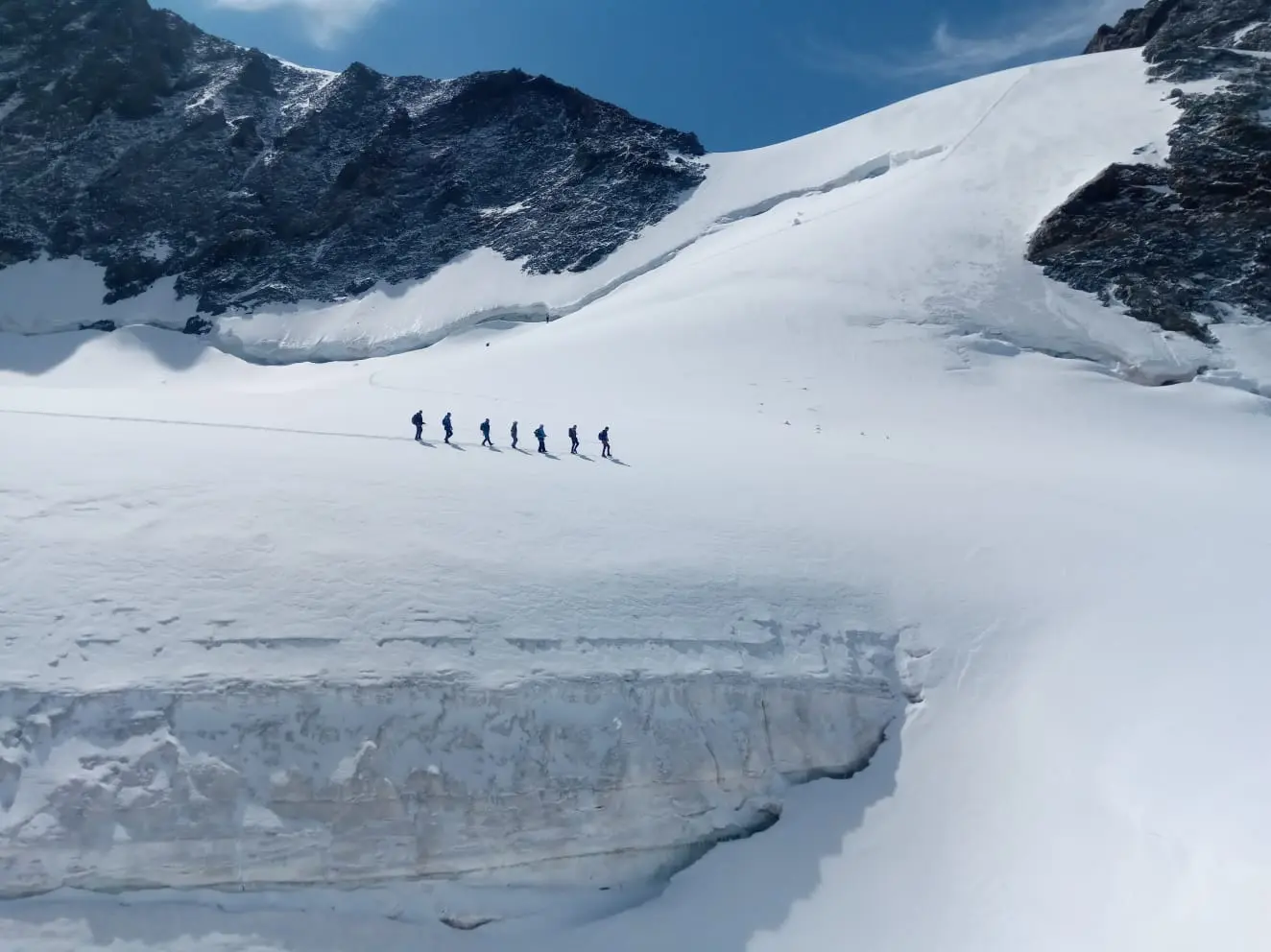 Balade sur le glacier de la Girose