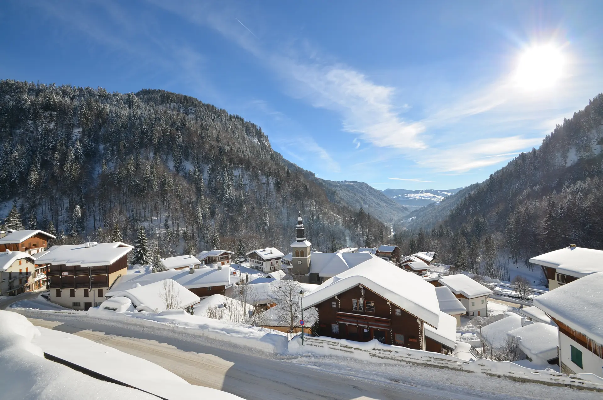 Village de La Giettaz - Hiver
