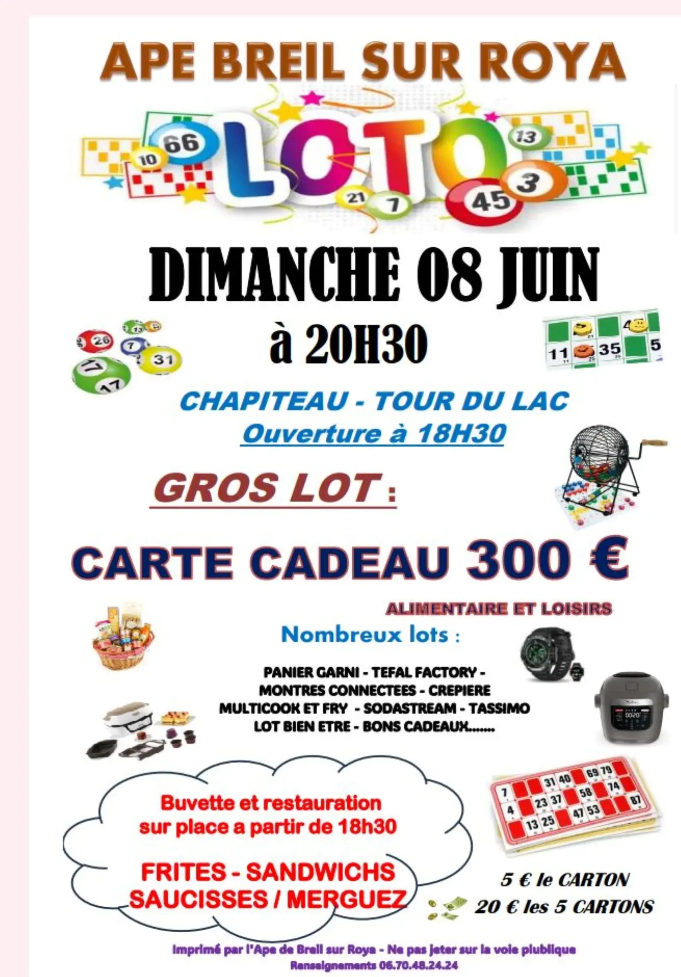 Grand loto de l'APE_Breil-sur-Roya