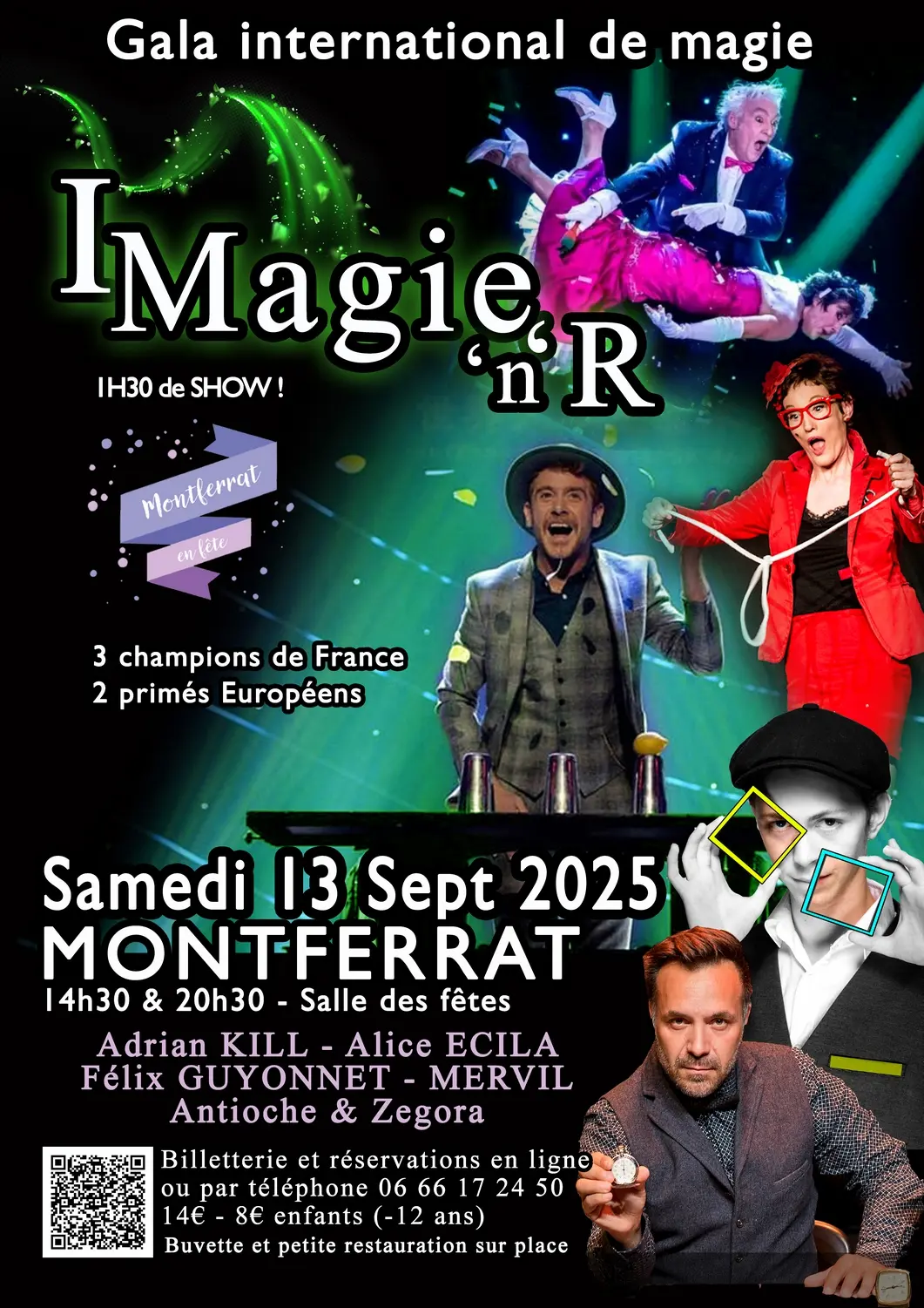 Affiche du gala international de magie, 4ème édition