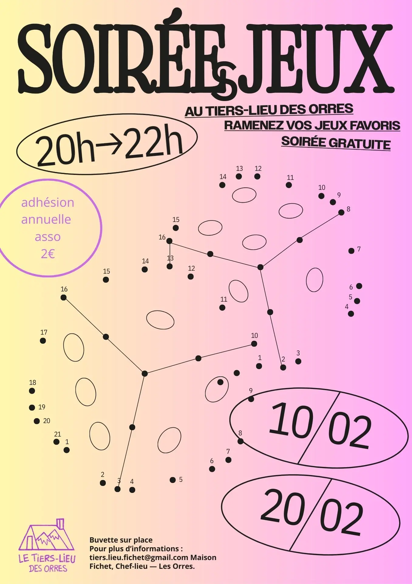 Soirée jeux de société au Tiers-lieu_Les Orres