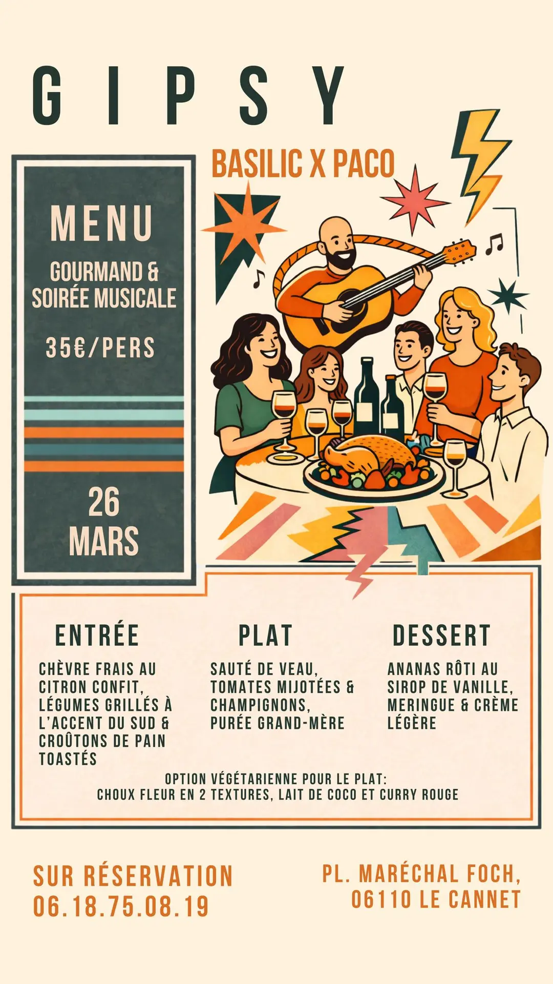 Soirée GIPSY BASILIC X PACO_Le Cannet