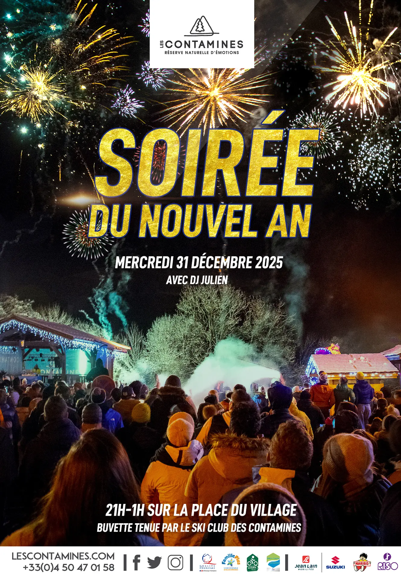 Soirée du nouvel an_Les Contamines-Montjoie