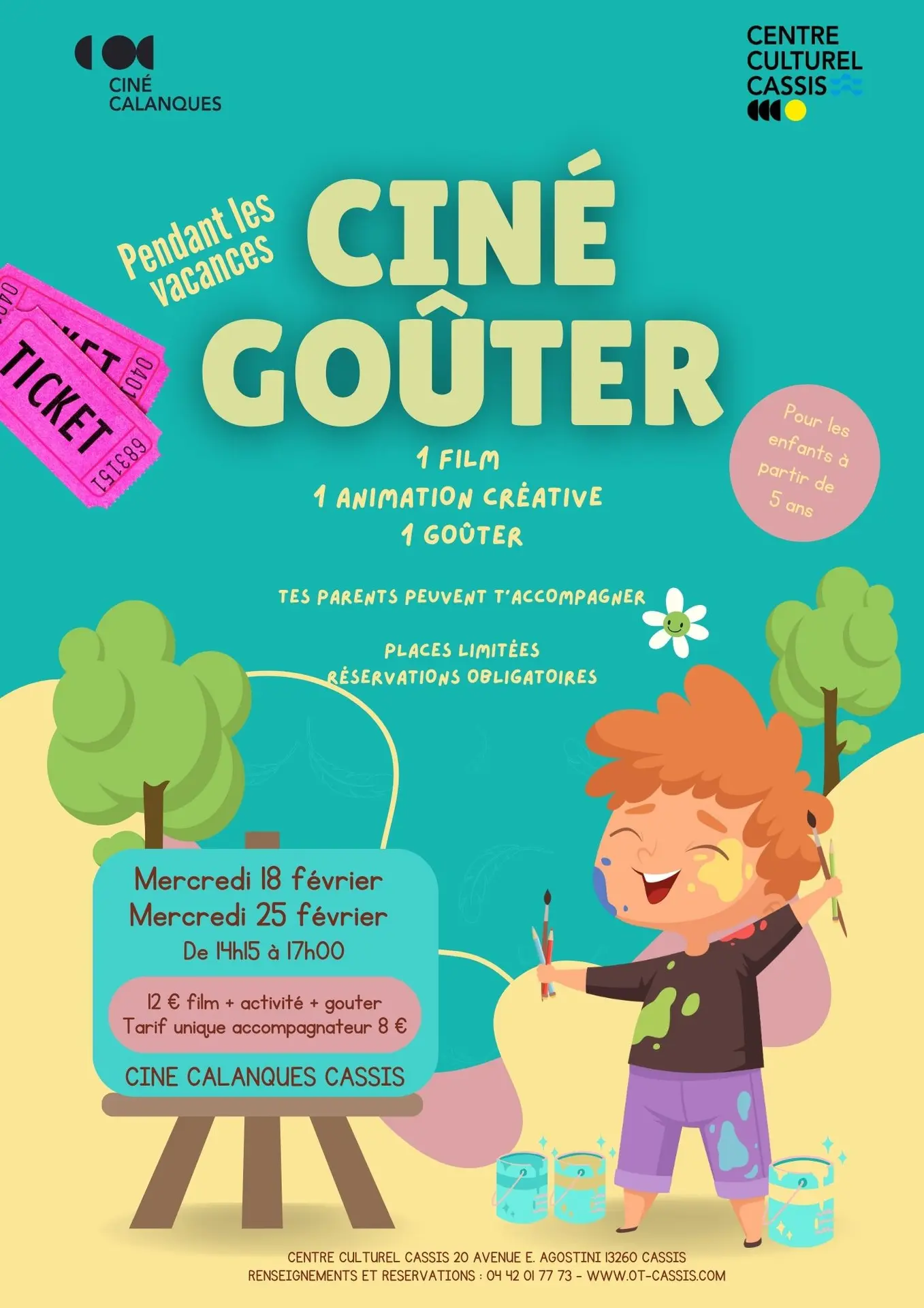 Cinéma Goûter pour les enfants