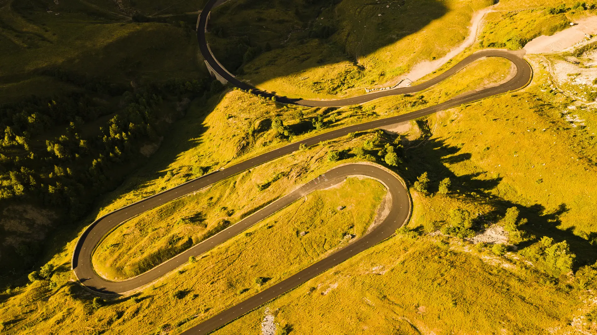 Col de la Colombière les lacets du Tour de France