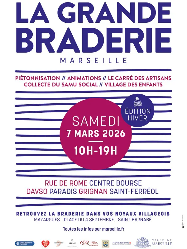 Grande braderie d'hiver - Ville de Marseille