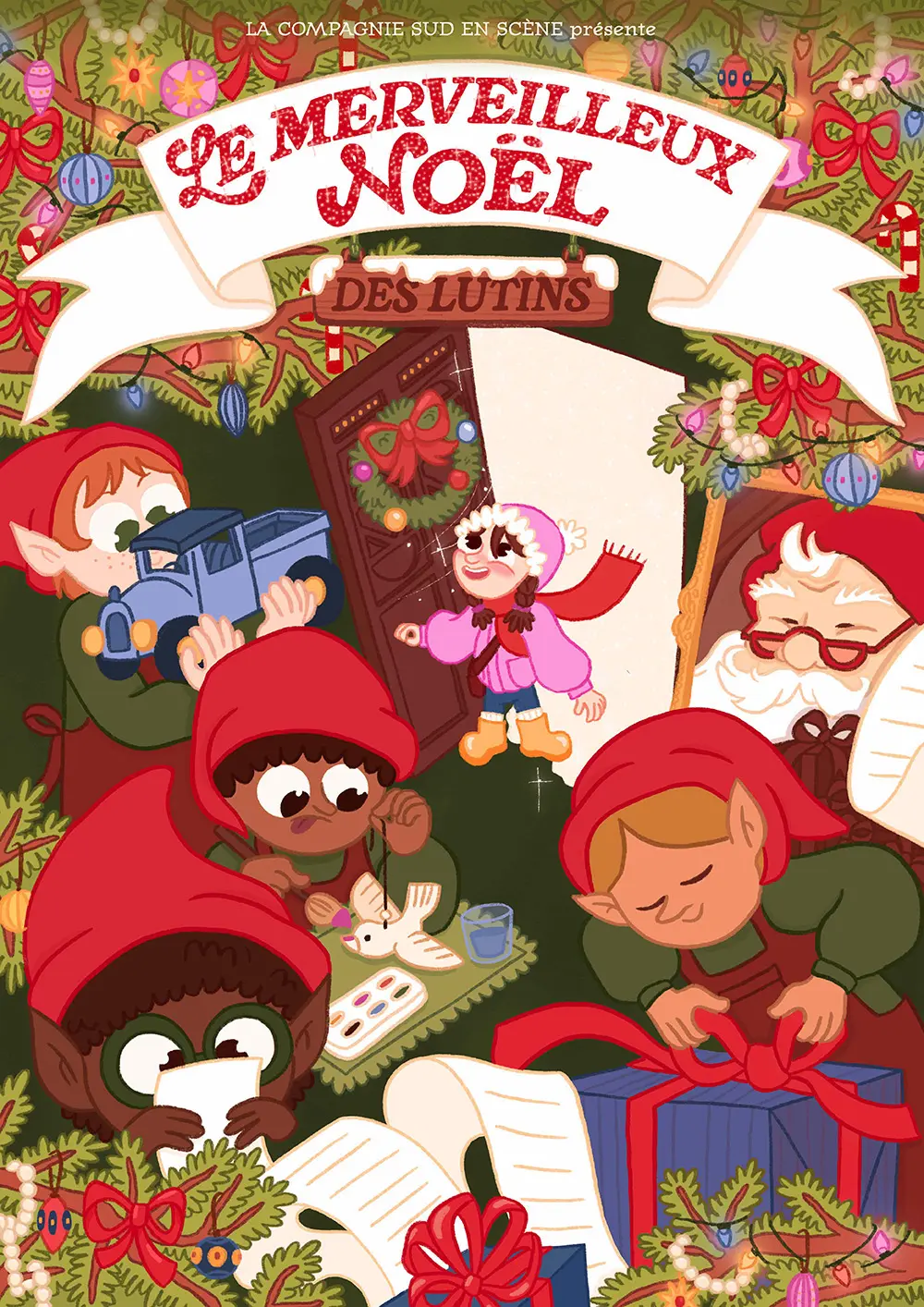Le Merveilleux Noël des Lutins - Affiche HD