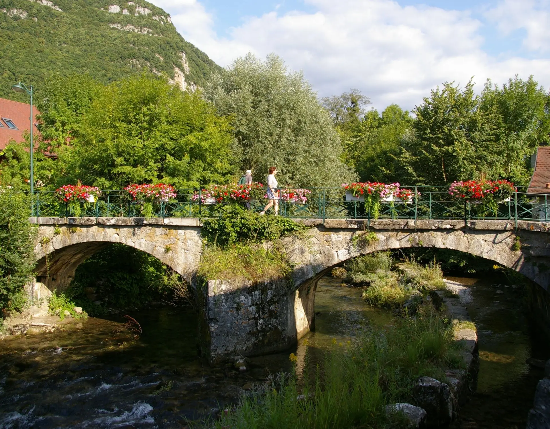 pont de Verthier fleuri