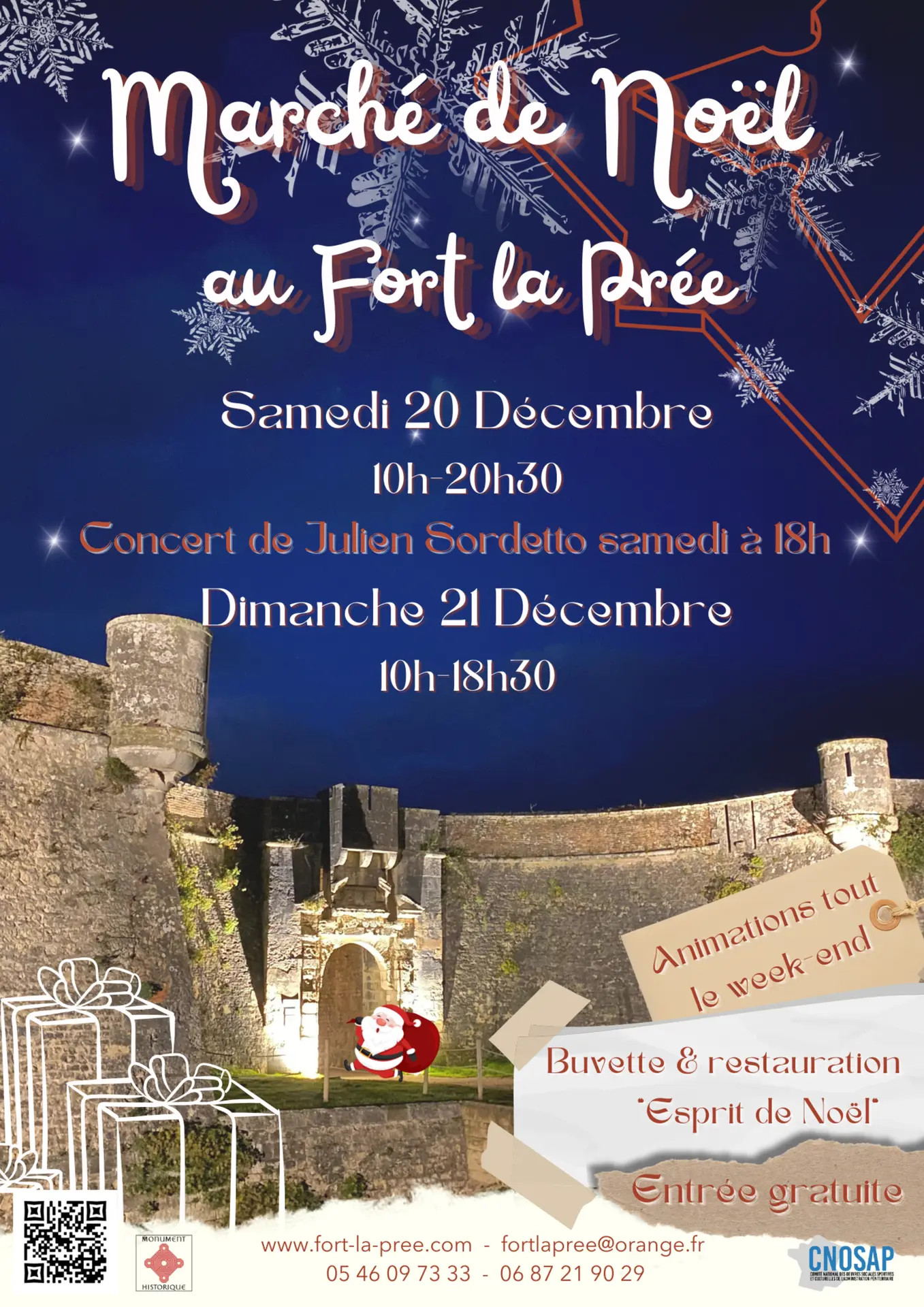 Marché de Noël au Fort la Prée_La Flotte
