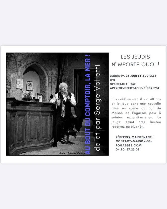 Les jeudis n’importe quoi - Au bout du comptoir, la mer !_Avignon