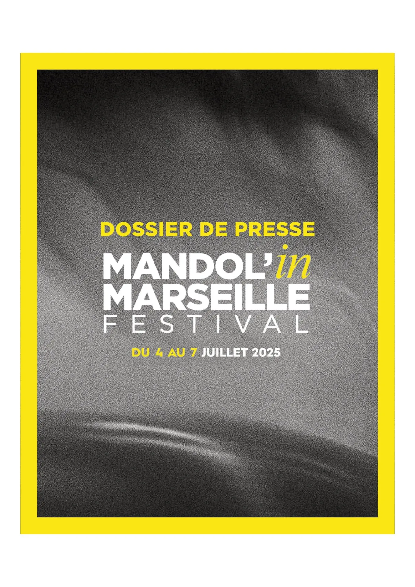 premiere page du programme papier