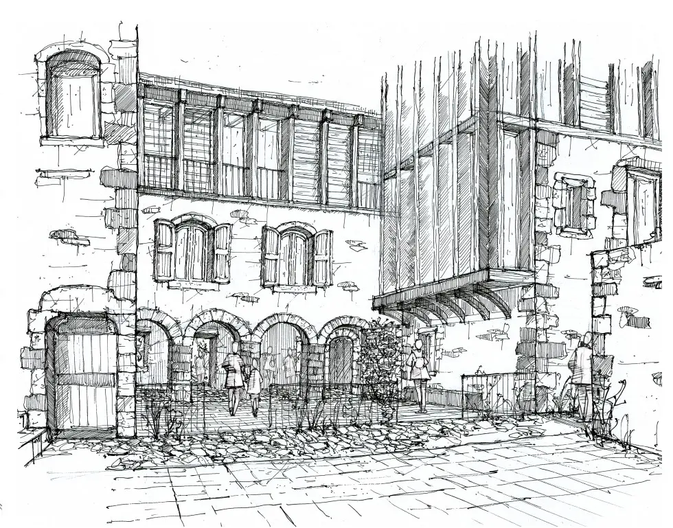Dessin Projet de réhabilitation