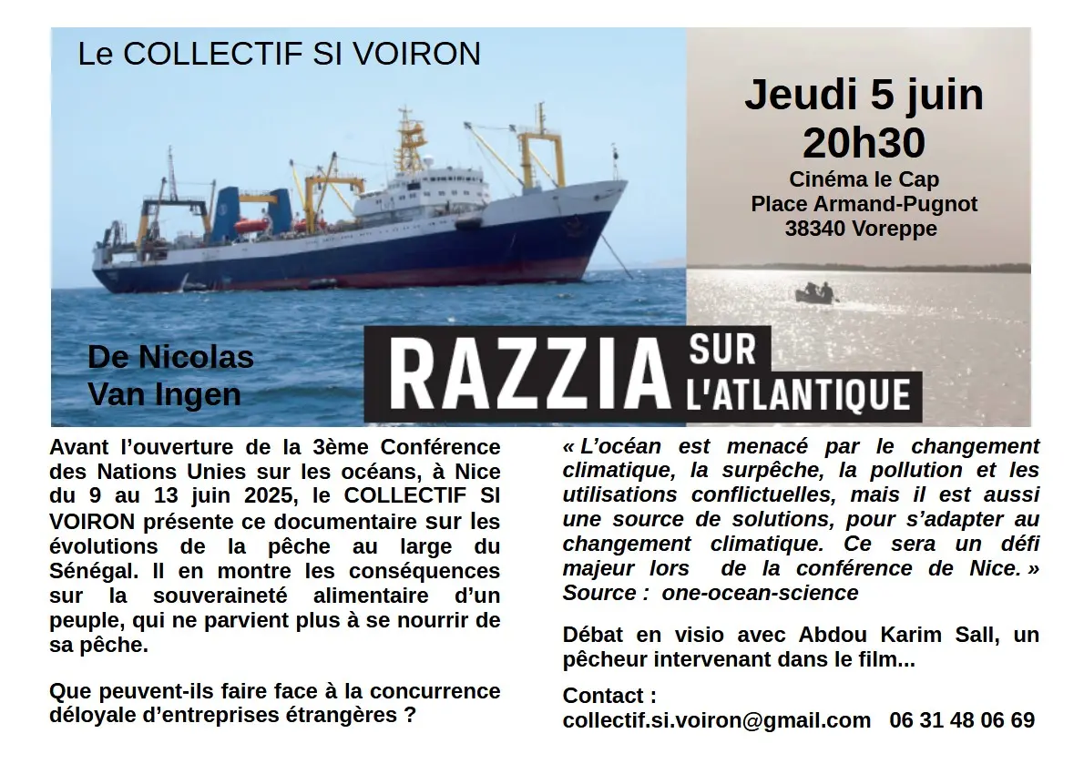 Projection du film : Razzia sur l'Atlantique