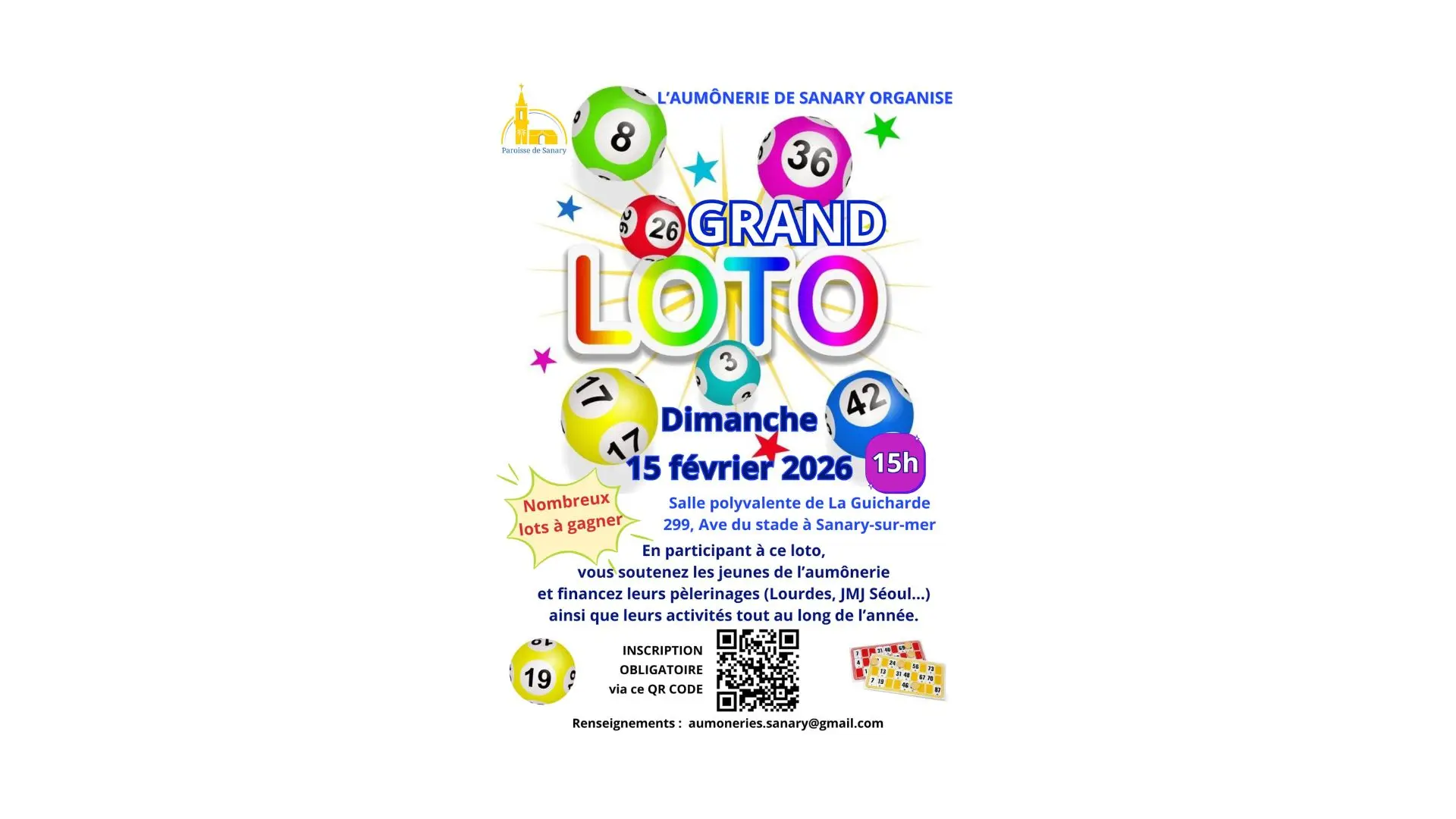Grand loto par l'Aumônerie de Sanary_Sanary-sur-Mer