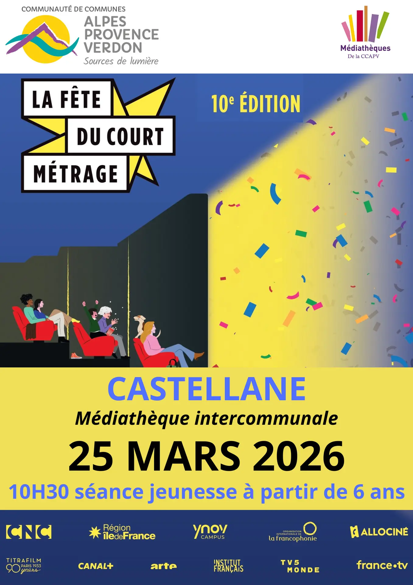 10e édition fête court métrage