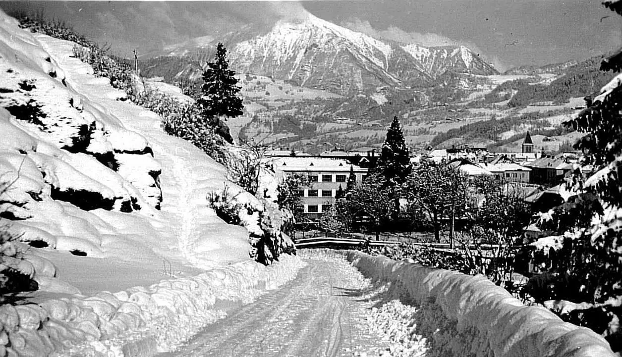 Exposition photo Cluses enneigée