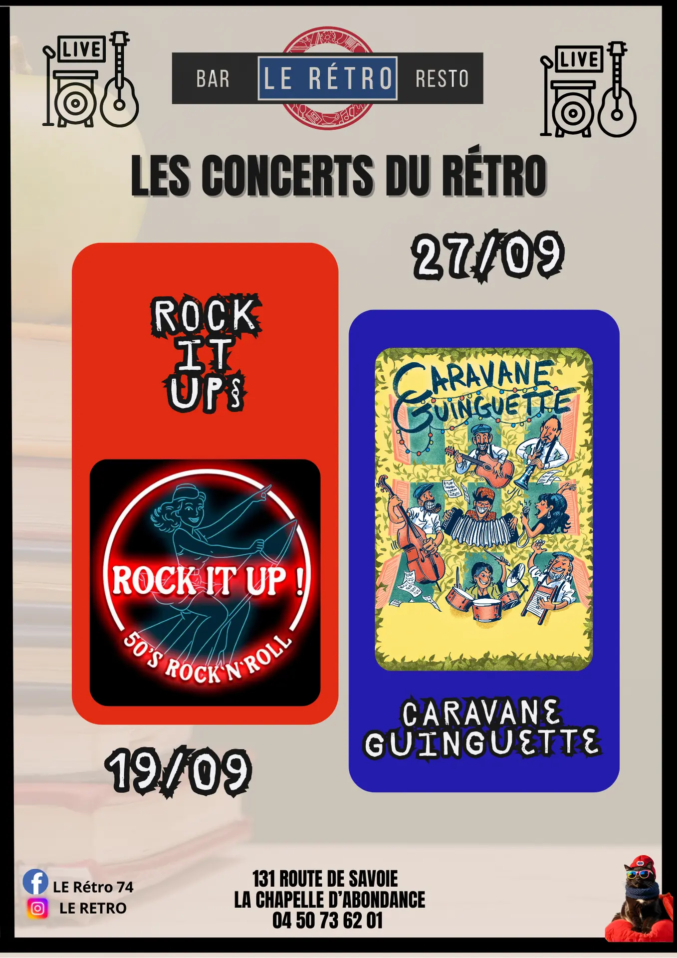 Les événements du Rétro - Septembre 2025