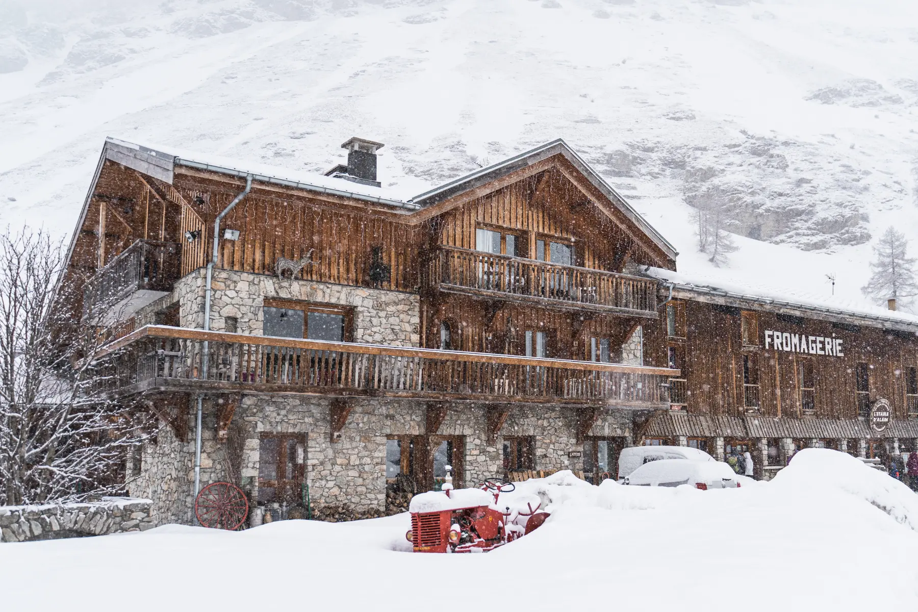 La Ferme de l'Adroit en hiver