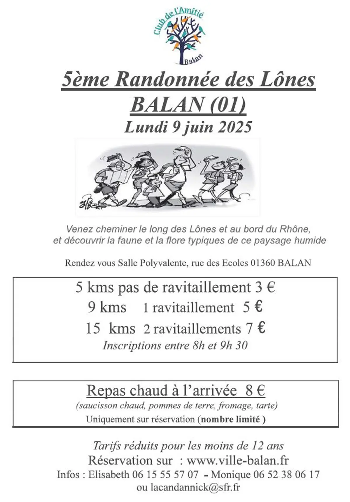 Randonnée des lônes de Balan