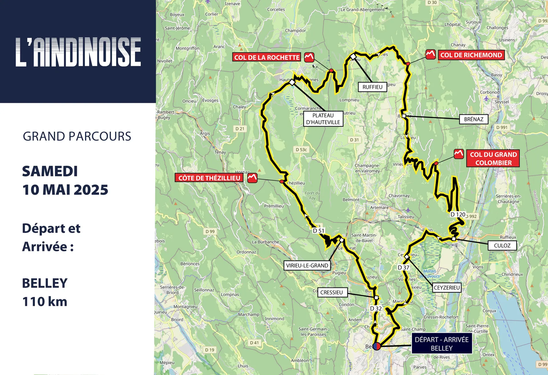 Aindinoise Grand Colombier 2025 grand parcours