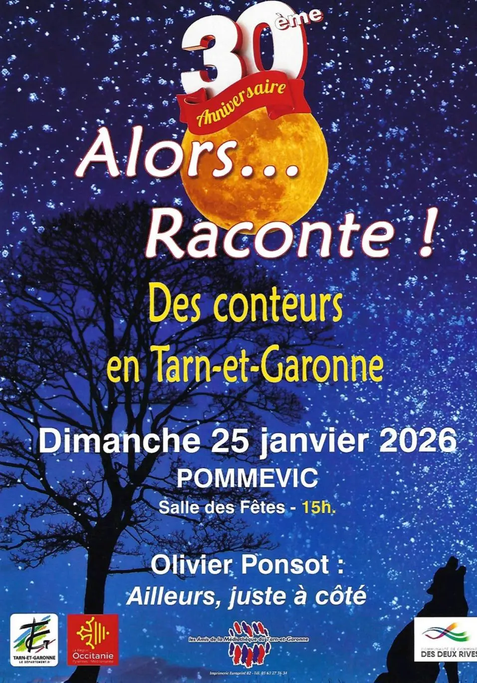 Alors. . . Raconte! 30e Festival_Pommevic