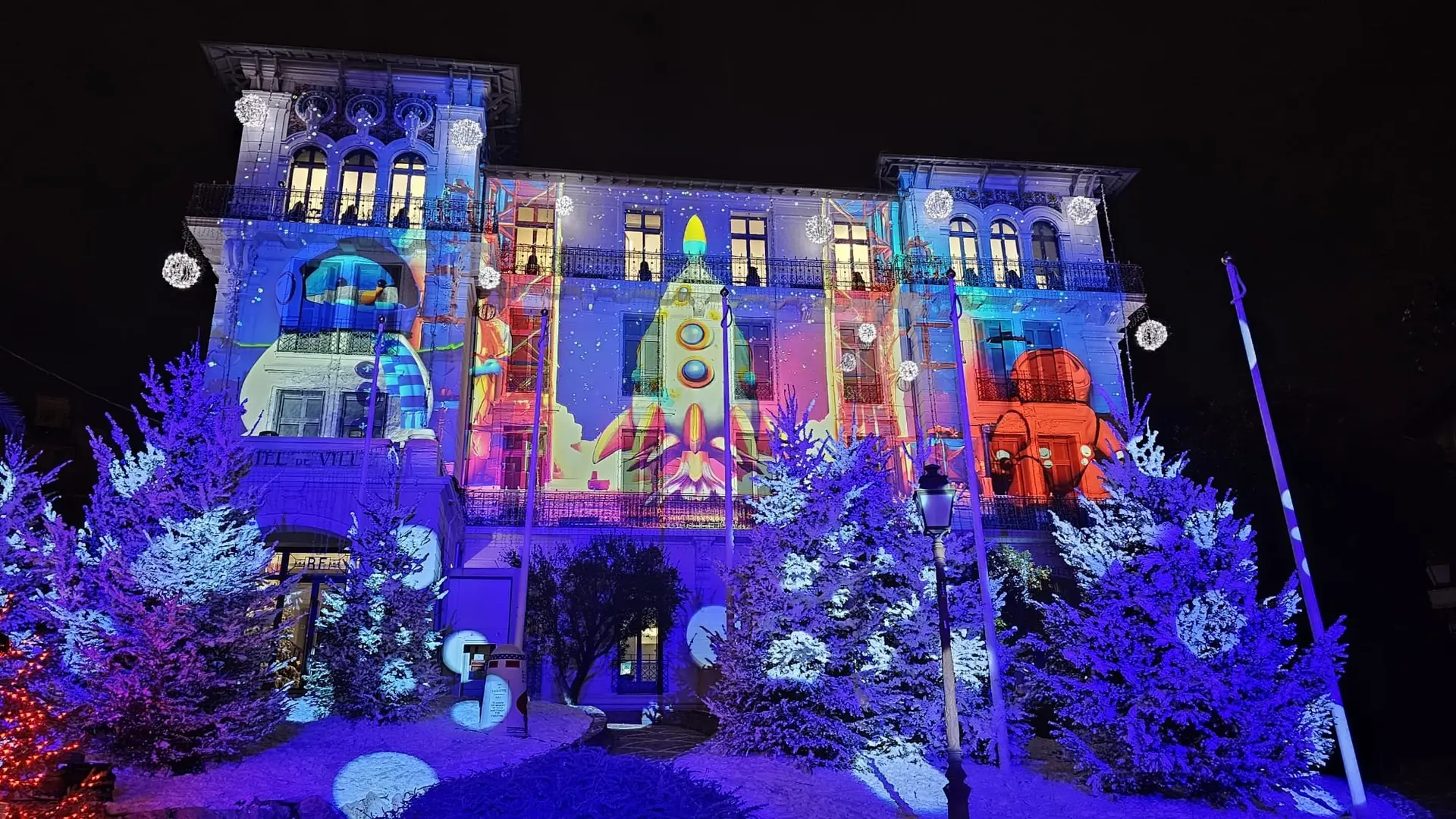 MAPPING de Noël_Le Cannet