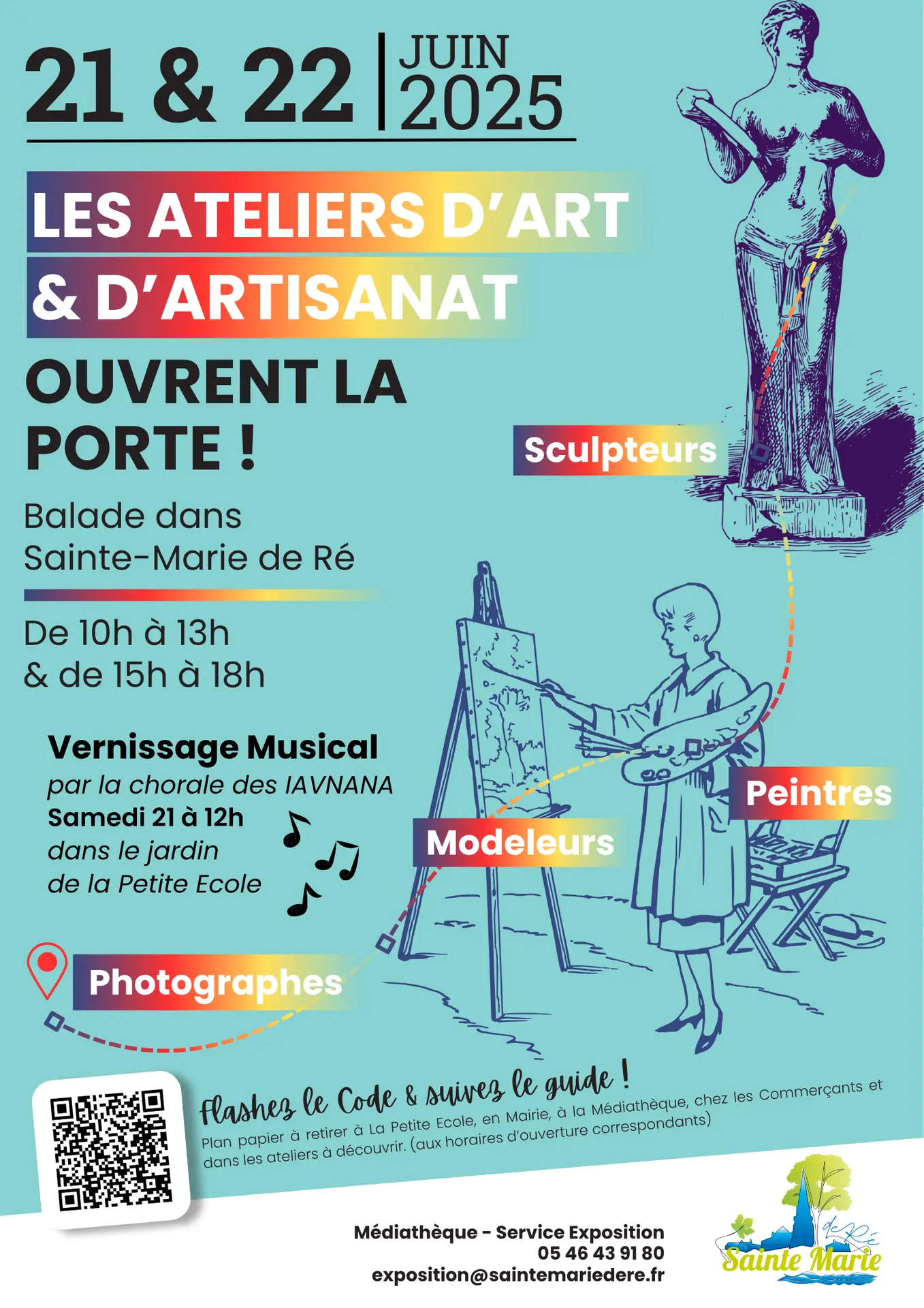 Balade guidée des ateliers d’art & d’artisanat_Sainte-Marie-de-Ré