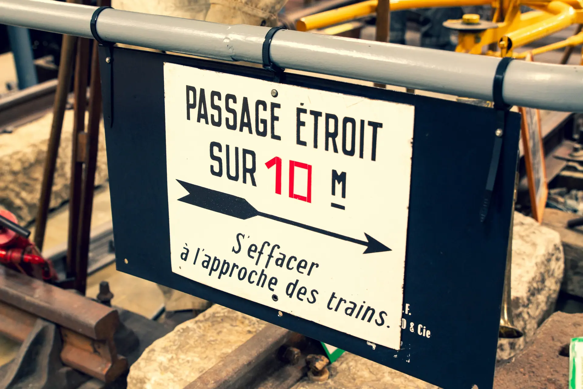 Panneau indicatif du musée