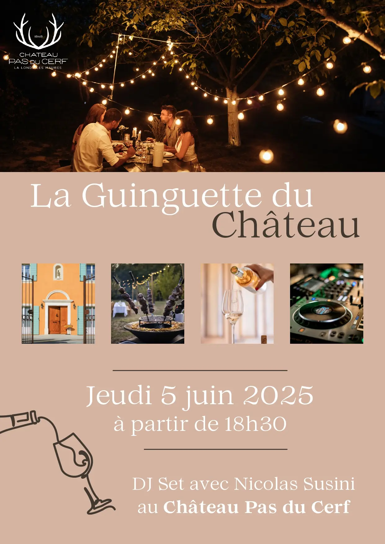 La Guinguette du Château au Château Pas du Cerf