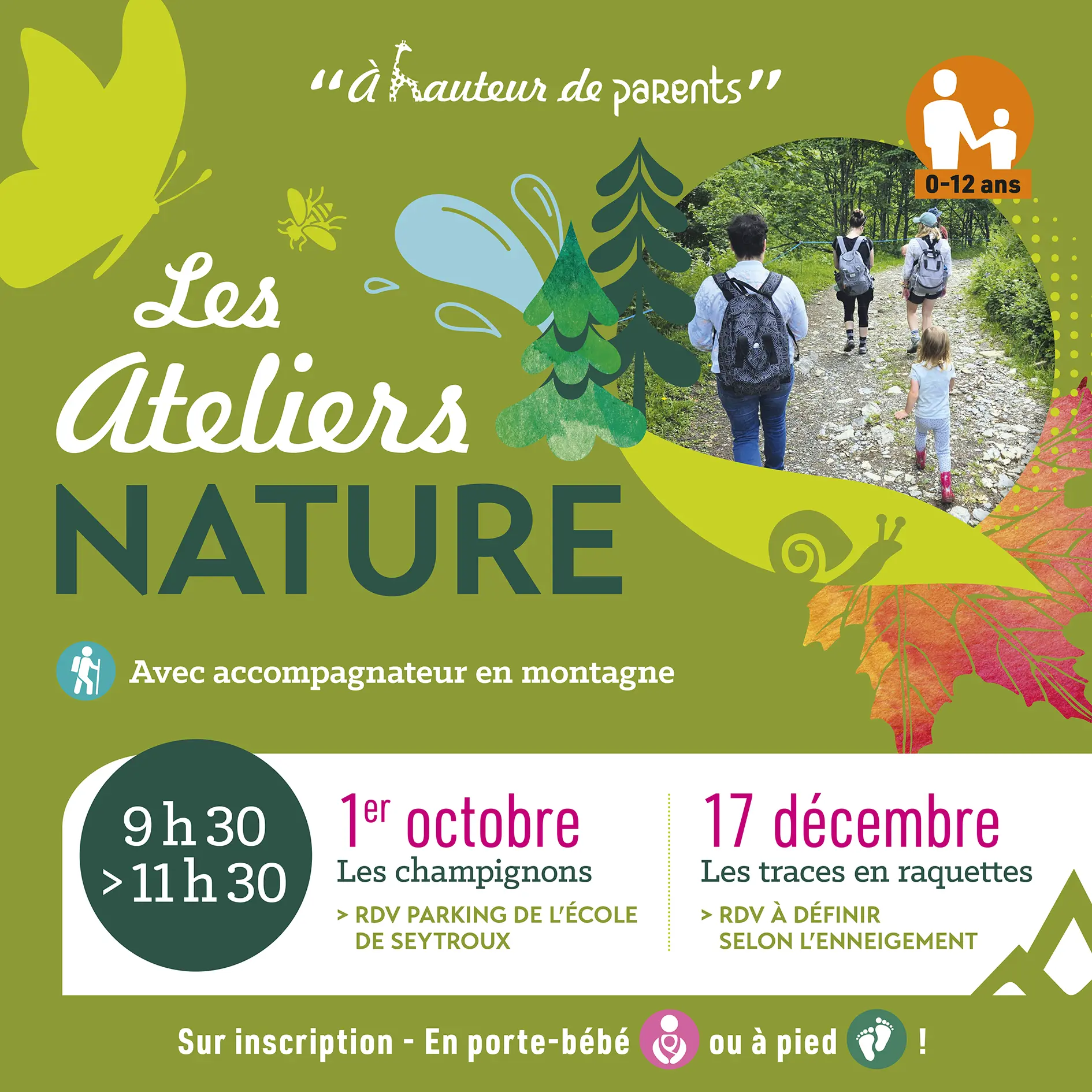 A hauteur de parents : Ateliers nature