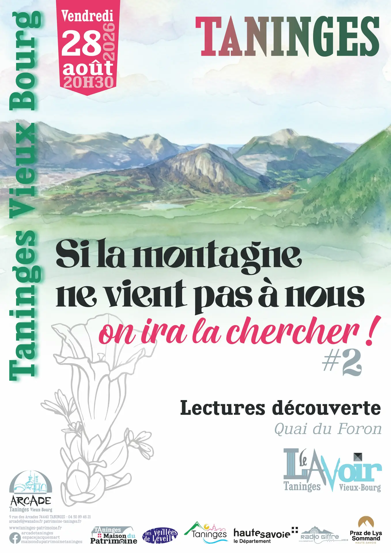 Visuel de l''affiche Si la montagne ne vient pas à nous...