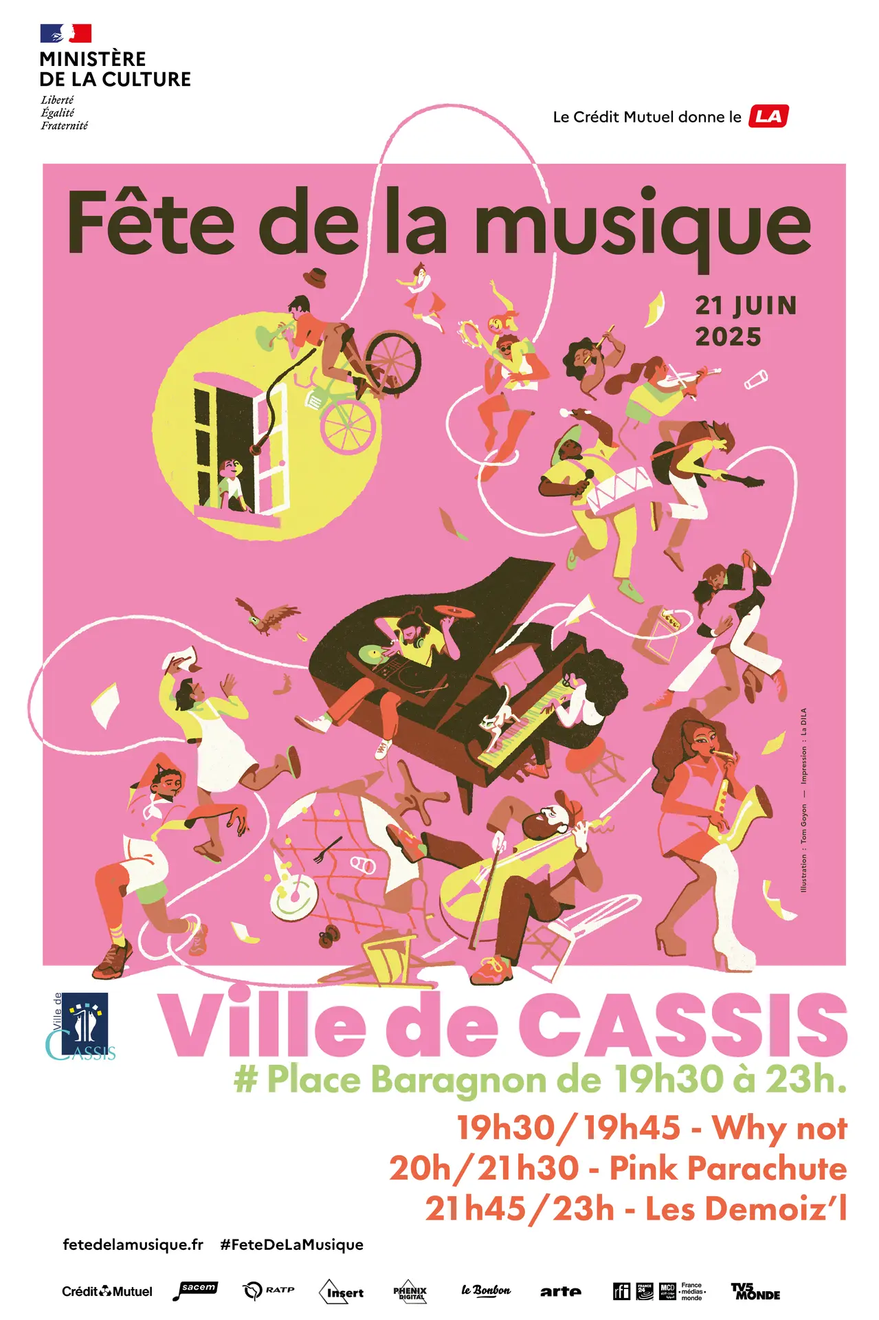Affiche Fête de la Musique Cassis