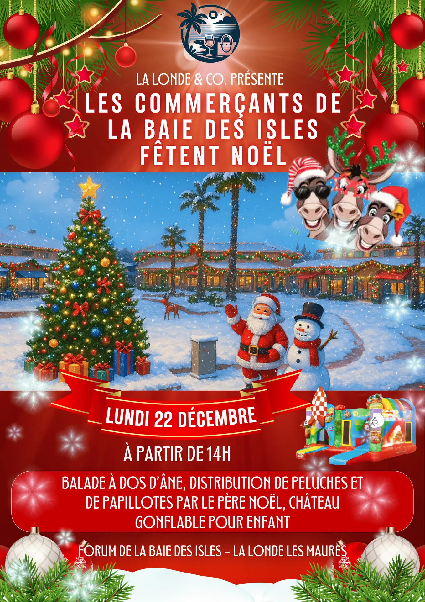 Les animations de Noël en Méditerranée Porte des Maures