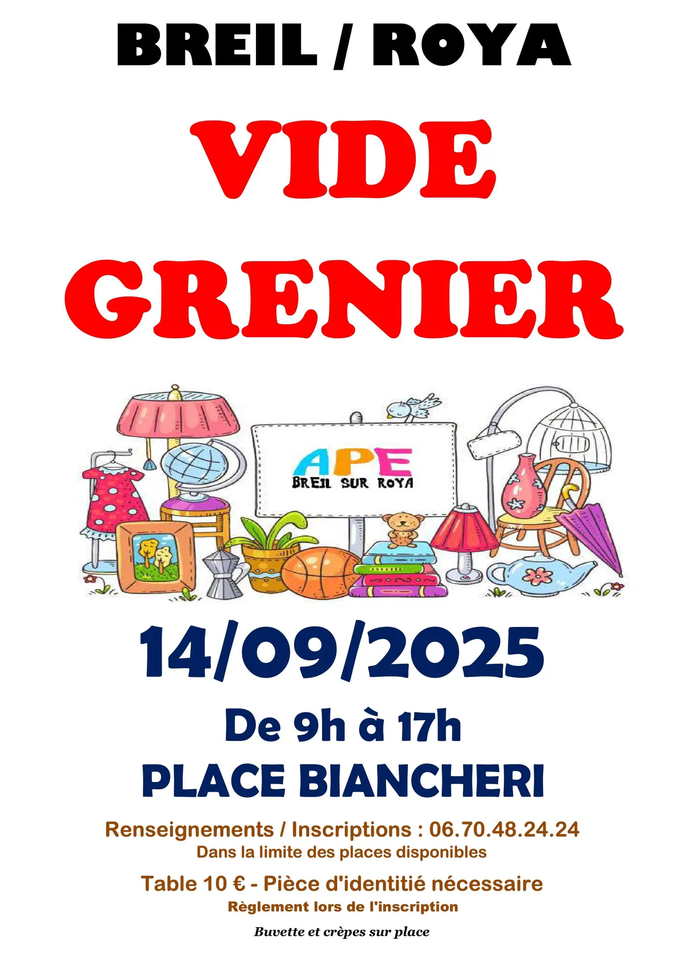 Vide Grenier à Breil