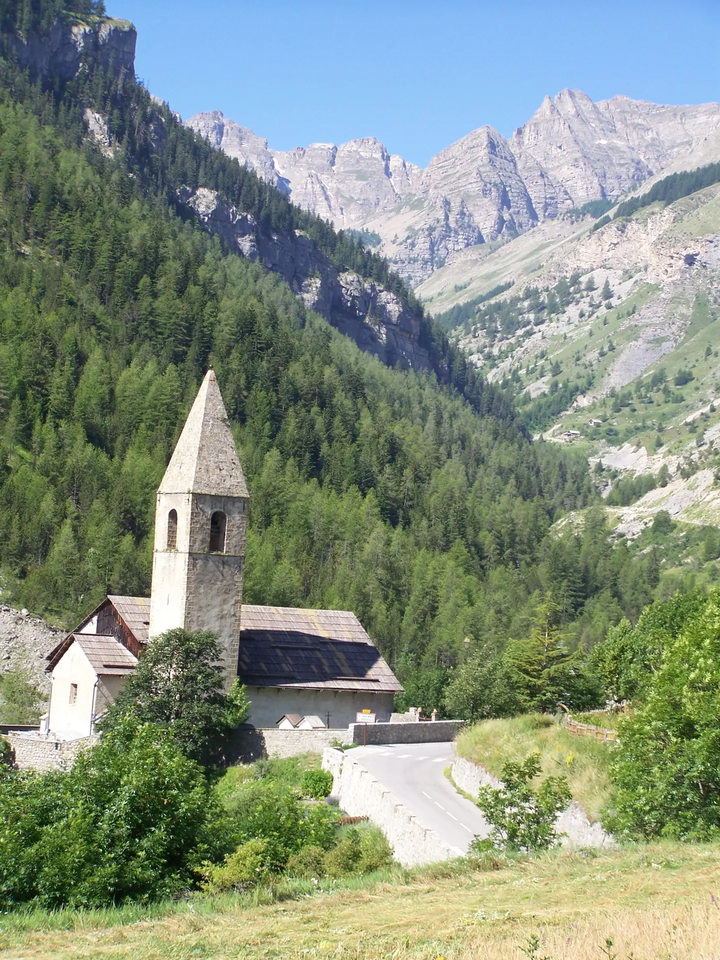vue église