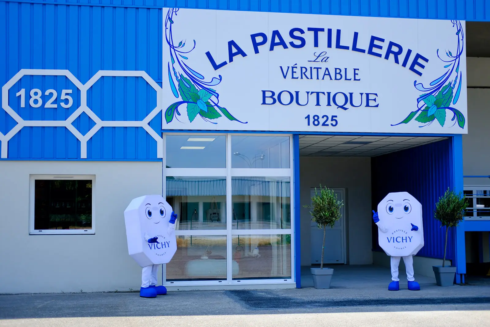 Entrée de la boutique