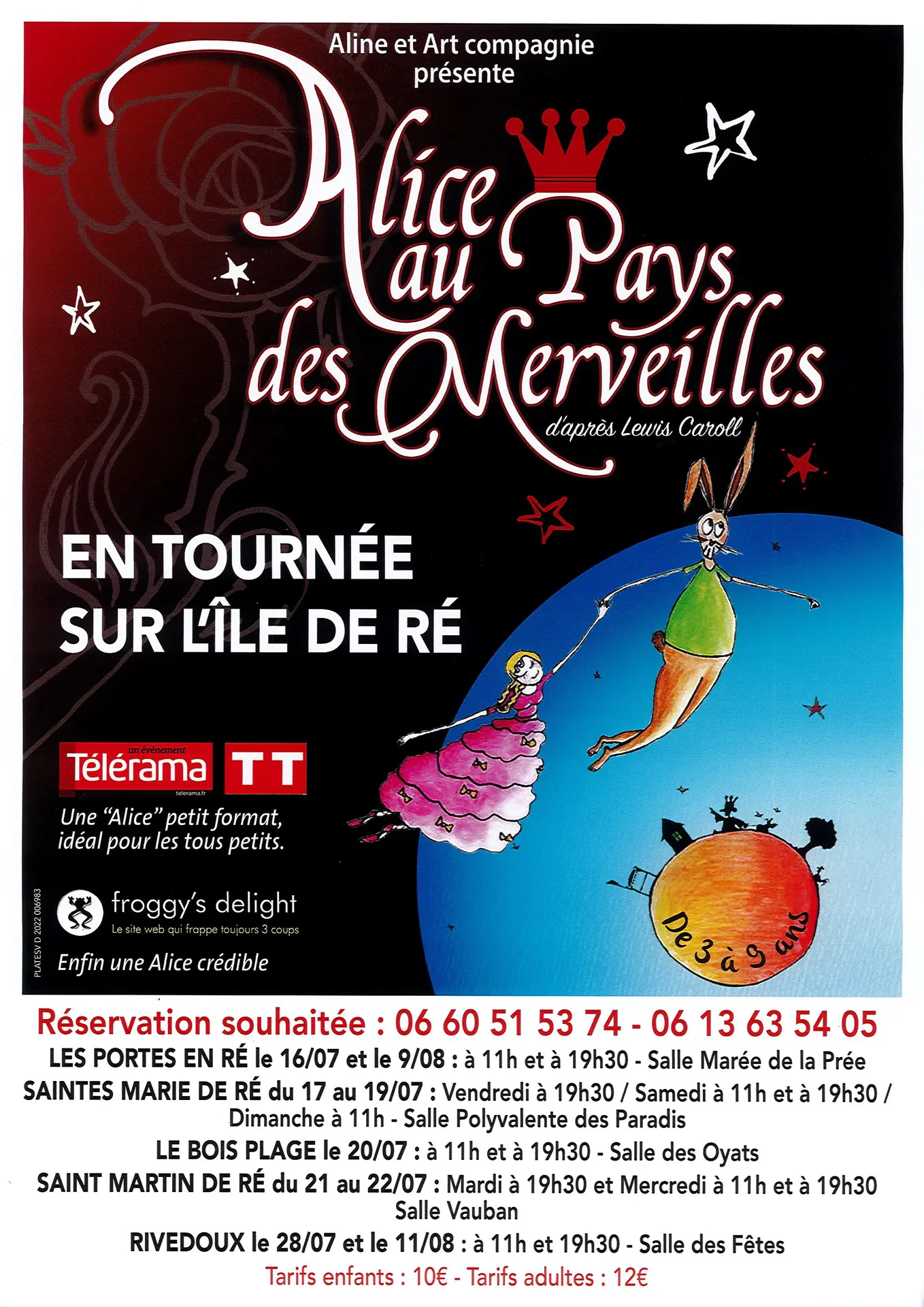 Spectacle - Alice au Pays des Merveilles_Rivedoux-Plage